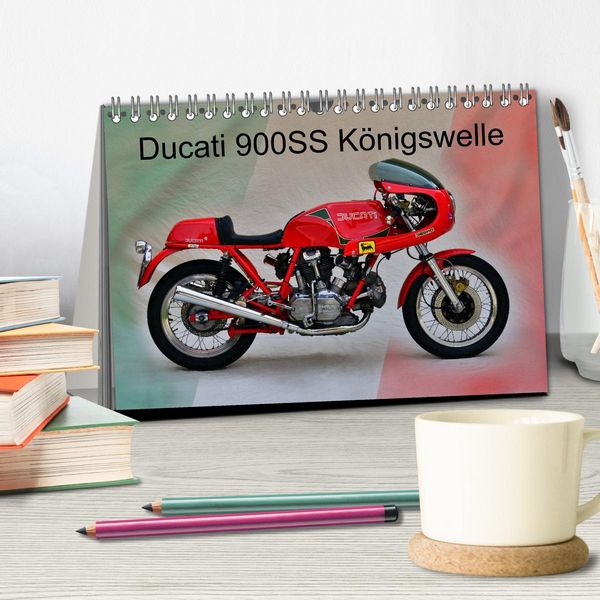Produktbild: Ducati 900SS K&ouml;nigswelle (Tischkalender 2026 DIN A5 quer), CALVENDO Monatskalender