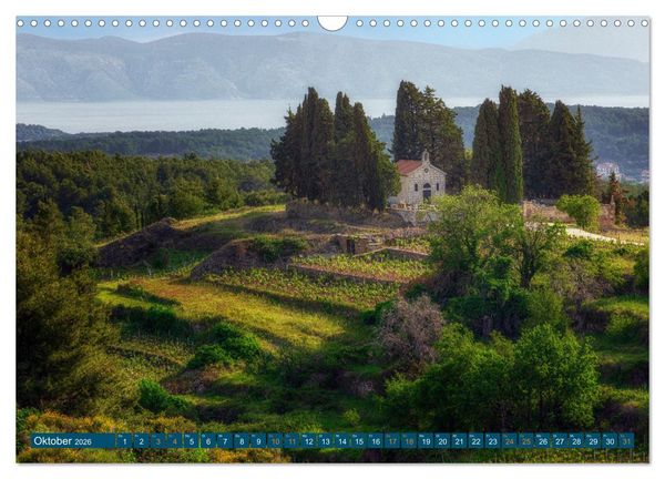 Produktbild: Insel Hvar - Der sonnigste Platz der Adria (Wandkalender 2026 DIN A3 quer), CALVENDO Monatskalender