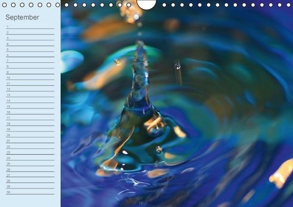 Produktbild: Geburtstagskalender "Wasser-Spiele" (Wandkalender immerw&auml;hrend DIN A4 quer)
