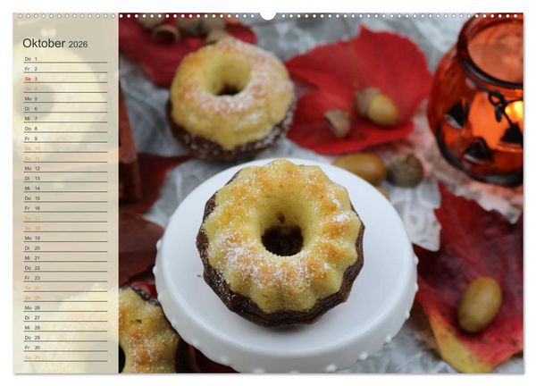 Produktbild: Kuchen, Keks und Co: Frau Bennos Leckereien f&uuml;r das ganze Jahr (Wandkalender 2026 DIN A2 quer), CALVENDO Monatskalender