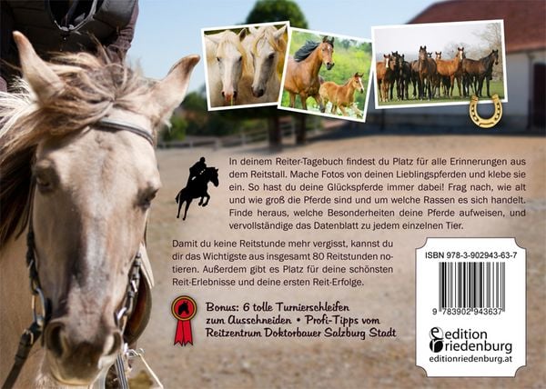 Produktbild: Mein Reiter-Tagebuch - F&uuml;r alle Erlebnisse und Erinnerungen aus dem Reitstall