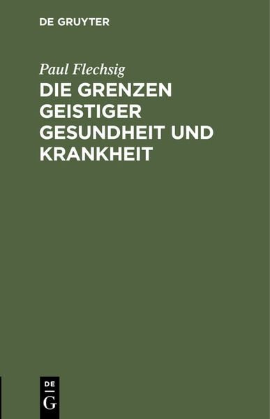 Produktbild: Die Grenzen geistiger Gesundheit und Krankheit