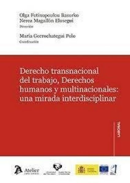 Produktbild: Derecho transnacional del trabajo, derechos humanos y multinacionales: una mirada interdisciplinar