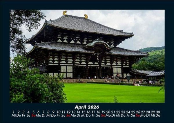 Produktbild: Tempel 2026 Fotokalender DIN A5