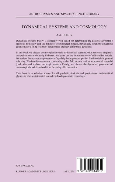 Produktbild: Dynamical Systems and Cosmology