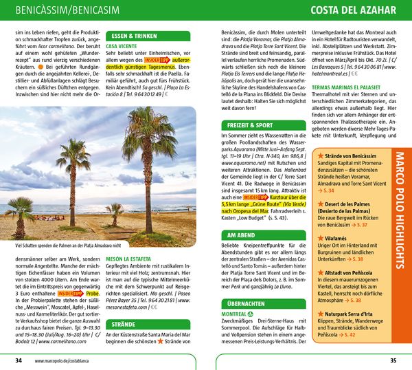Produktbild: MARCO POLO Reisef&uuml;hrer Costa Blanca, Costa del Azahar, Valencia Costa C&aacute;lida
