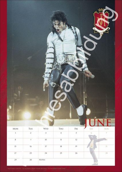 Produktbild: Michael Jackson Posterkalender 2027