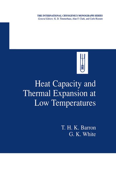 Produktbild: Heat Capacity and Thermal Expansion at Low Temperatures