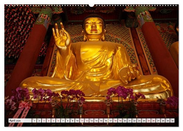Produktbild: Asiens Tempel (Wandkalender 2026 DIN A2 quer), CALVENDO Monatskalender