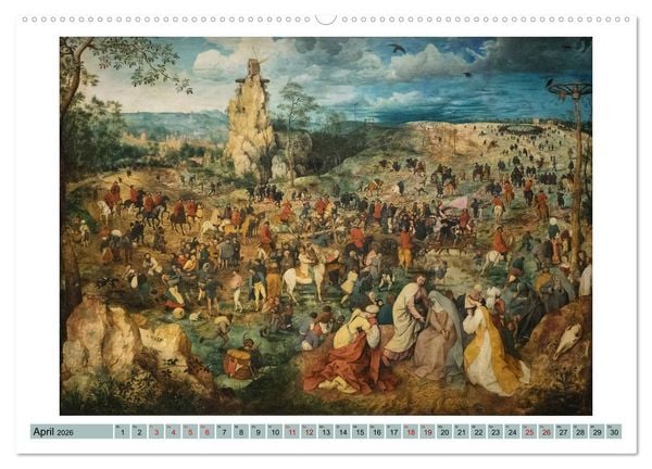 Produktbild: Pieter Bruegel d.&Auml;. (Wandkalender 2026 DIN A2 quer), CALVENDO Monatskalender