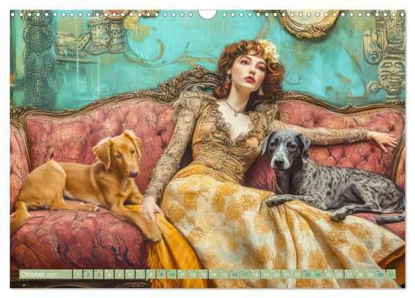 Produktbild: Die Epoche Art Nouveau - Mit eleganter Mode (Wandkalender 2027 DIN A3 quer), CALVENDO Monatskalender