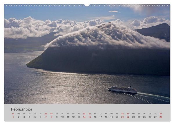 Produktbild: F&auml;r&ouml;er Inseln 2026 (Wandkalender 2026 DIN A2 quer), CALVENDO Monatskalender