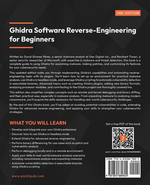 Produktbild: Ghidra Software Reverse-Engineering for Beginners - Second Edition