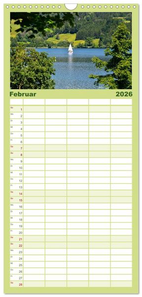 Produktbild: Familienplaner 2026 - Erlebe mit mir das Allg&auml;u mit 5 Spalten (Wandkalender, 21 x 45 cm) CALVENDO