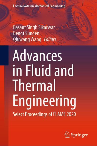 Produktbild: Advances in Fluid and Thermal Engineering