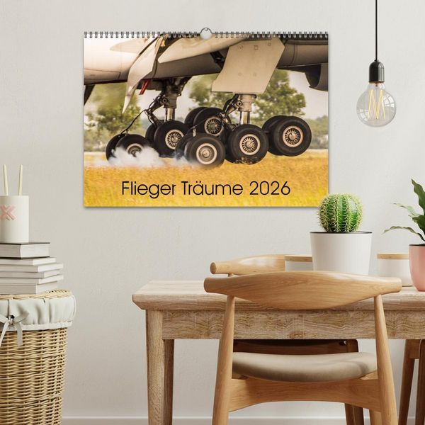 Produktbild: Flieger Tr&auml;ume 2026 (Wandkalender 2026 DIN A3 quer), CALVENDO Monatskalender
