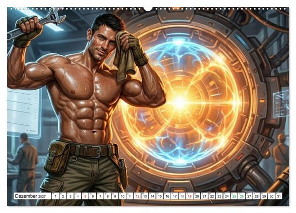 Produktbild: Echte Kerle &ndash; Epsilon Prime (hochwertiger Premium Wandkalender 2027 DIN A2 quer), Kunstdruck in Hochglanz
