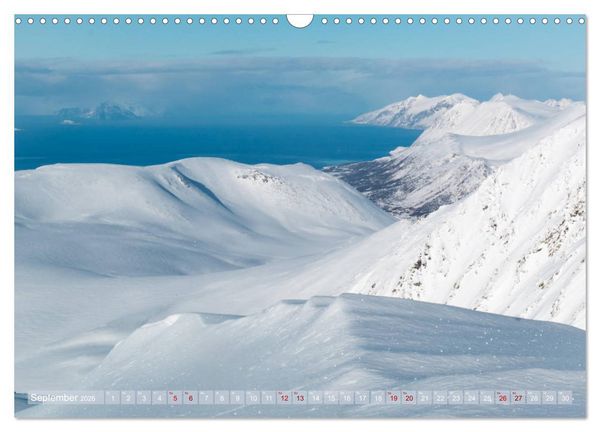 Produktbild: Lyngener Alpen Nord-Norwegen (Wandkalender 2026 DIN A3 quer), CALVENDO Monatskalender
