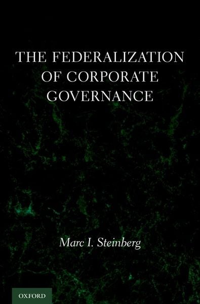 Produktbild: The Federalization of Corporate Governance
