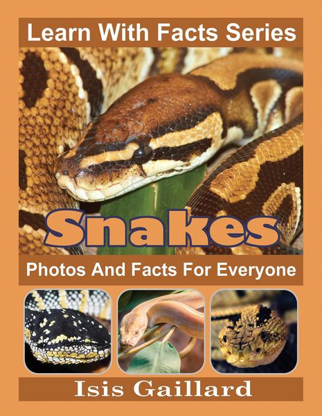 Produktbild: Snakes Photos and Facts for Everyone (Learn With Facts Series, #31)