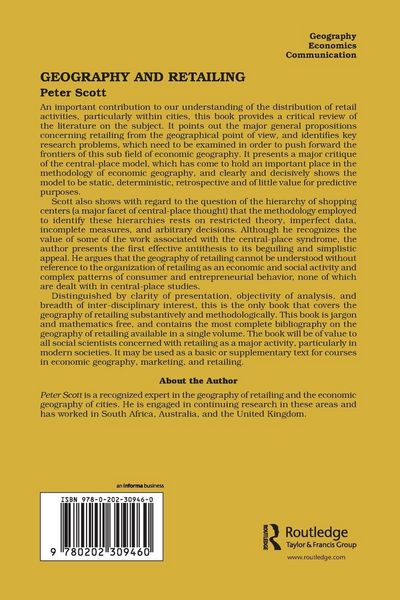 Produktbild: Geography and Retailing