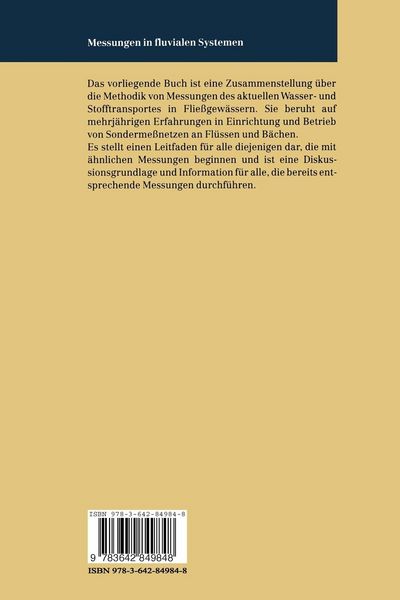 Produktbild: Messungen in fluvialen Systemen