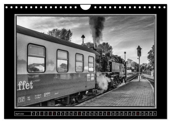 Produktbild: Unter Dampf - Eisenbahnromantik im Harz (Wandkalender 2026 DIN A4 quer), CALVENDO Monatskalender
