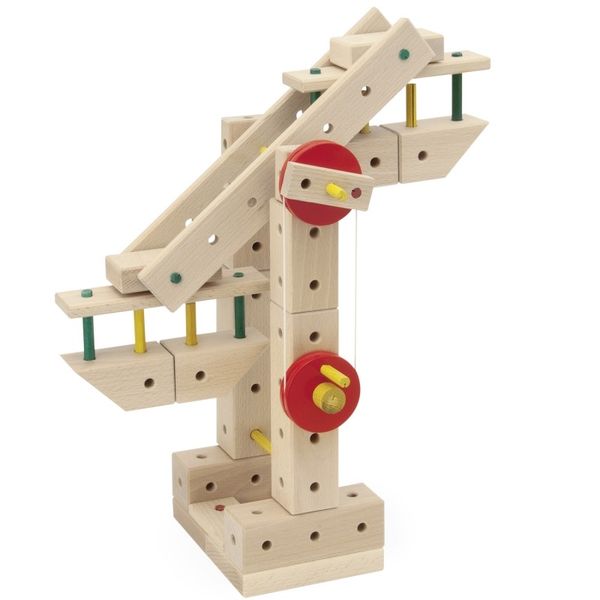 Produktbild: MATADOR 21263 - Maker M263, Baukasten, Holz, 263 Teile, Konstruktionsbaukasten, ab 3 Jahren, Spielend lernen!