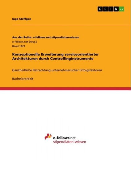 Produktbild: Konzeptionelle Erweiterung serviceorientierter Architekturen durch Controllinginstrumente