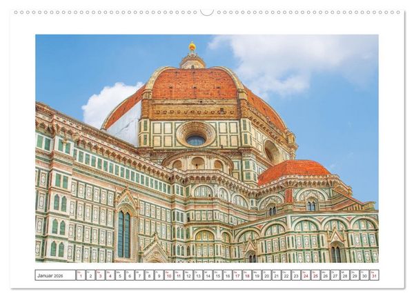 Produktbild: Florenz - Reiseziel in der Toskana (Wandkalender 2026 DIN A2 quer), CALVENDO Monatskalender