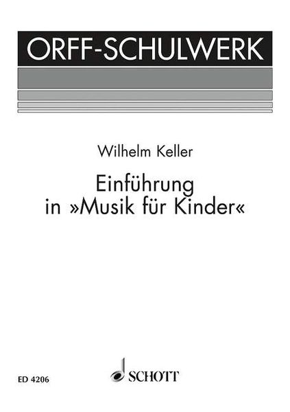 Produktbild: Einf&uuml;hrung in "Musik f&uuml;r Kinder"