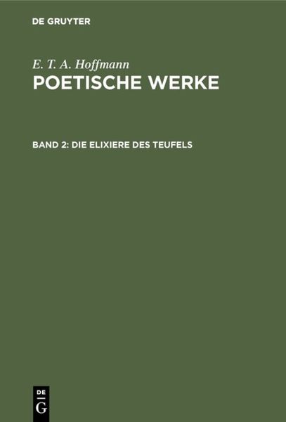 Produktbild: Die Elixiere des Teufels