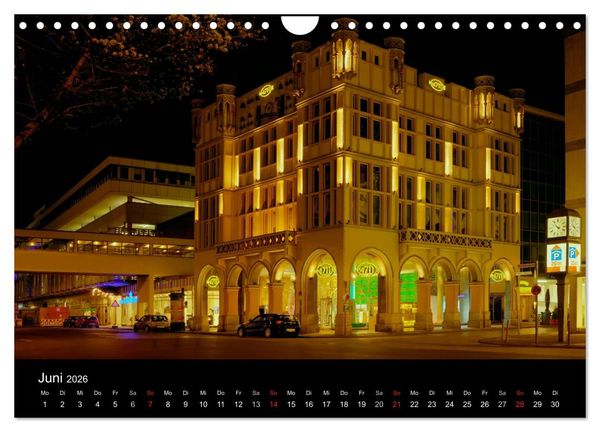Produktbild: K&ouml;ln bei Nacht (Wandkalender 2026 DIN A4 quer), CALVENDO Monatskalender