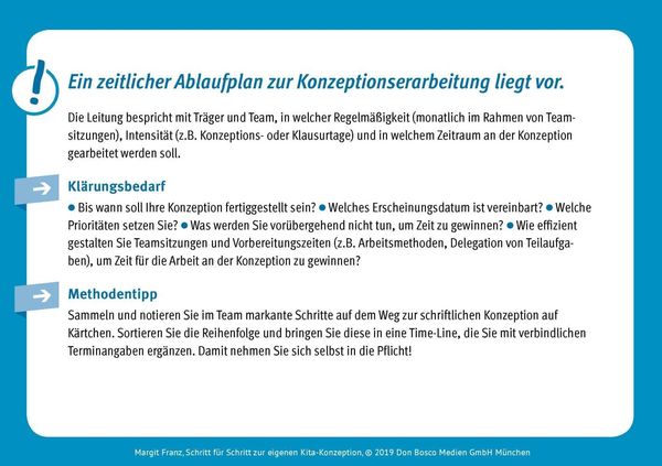 Produktbild: Schritt f&uuml;r Schritt zur eigenen Kita-Konzeption