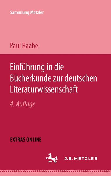 Produktbild: Einf&uuml;hrung in die B&uuml;cherkunde zur deutschen Literaturwissenschaft