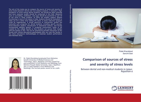 Produktbild: Comparison of sources of stress and severity of stress levels
