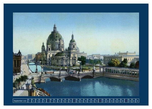 Produktbild: Historisches Berlin von 1888 bis 1918 (Wandkalender 2026 DIN A2 quer), CALVENDO Monatskalender