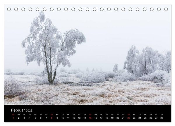 Produktbild: HOHES VENN - Einblicke in ein Hochmoor (Tischkalender 2026 DIN A5 quer), CALVENDO Monatskalender