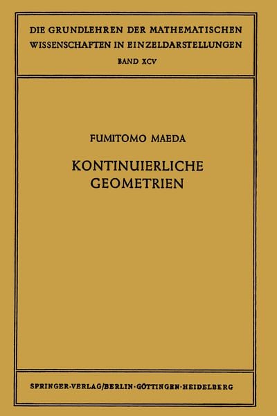 Produktbild: Kontinuierliche Geometrien