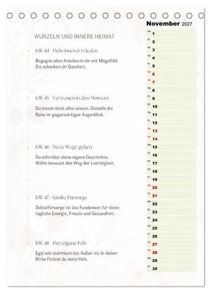Produktbild: SEELENKOMPASS (Tischkalender 2027 DIN A5 hoch), CALVENDO Monatskalender