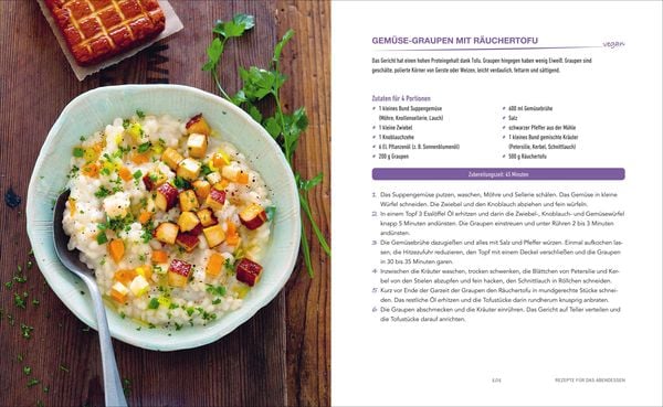 Das Protein-Kochbuch: Gesund, fit und schlank durch pflanzliche Proteine - Die perfekte Alternative und Ergänzung zu tierischem Eiweiß