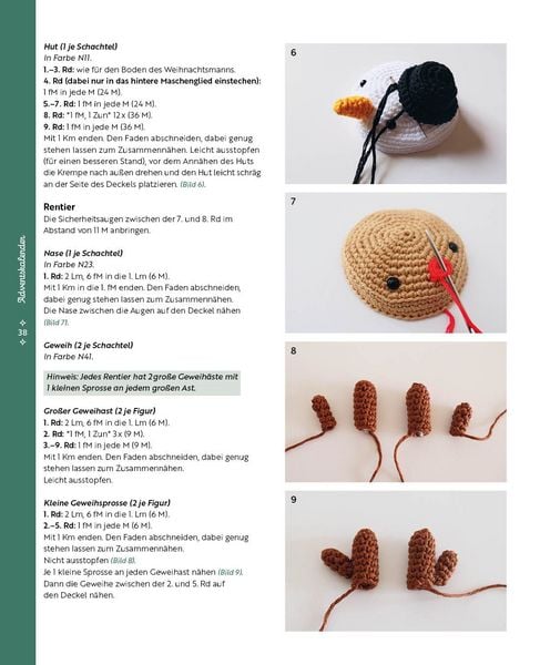 Produktbild: O du fr&ouml;hliche! Die gro&szlig;e Amigurumi-Christmas-Sammlung