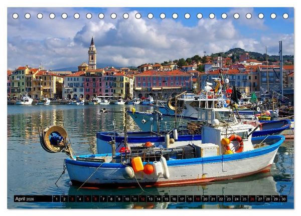 Produktbild: Riviera di Ponente (Tischkalender 2026 DIN A5 quer), CALVENDO Monatskalender