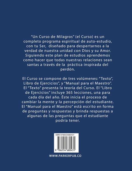 Produktbild: Un Curso de Milagros
