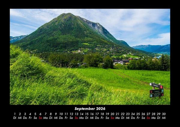 Produktbild: Landschaftskalender 2026 Fotokalender DIN A3