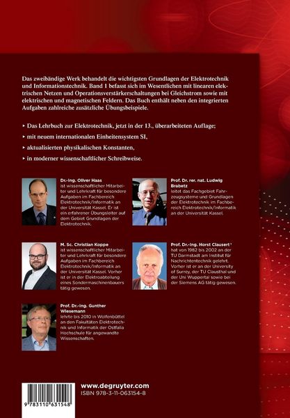 Produktbild: Gleichstromnetze, Operationsverst&auml;rkerschaltungen, elektrische und magnetische Felder