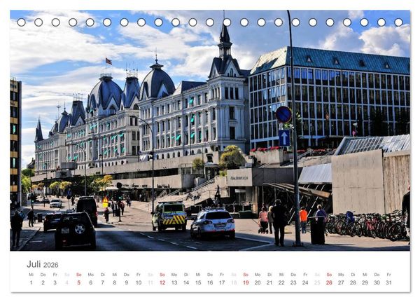 Produktbild: Oslo im Auge des Fotografen (Tischkalender 2026 DIN A5 quer), CALVENDO Monatskalender