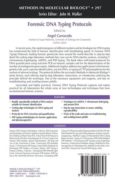 Produktbild: Forensic DNA Typing Protocols
