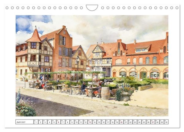 Produktbild: Bezaubernde St&auml;dte in Sachsen-Anhalt (Wandkalender 2027 DIN A4 quer), CALVENDO Monatskalender