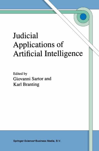 Produktbild: Judicial Applications of Artificial Intelligence